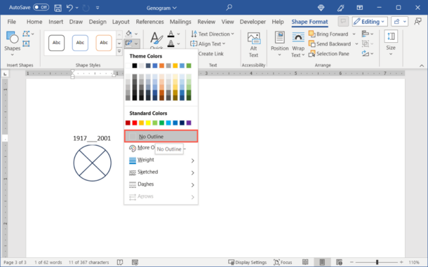 How to Make a Genogram in Microsoft Word