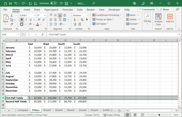 How to Move Rows in Microsoft Excel
