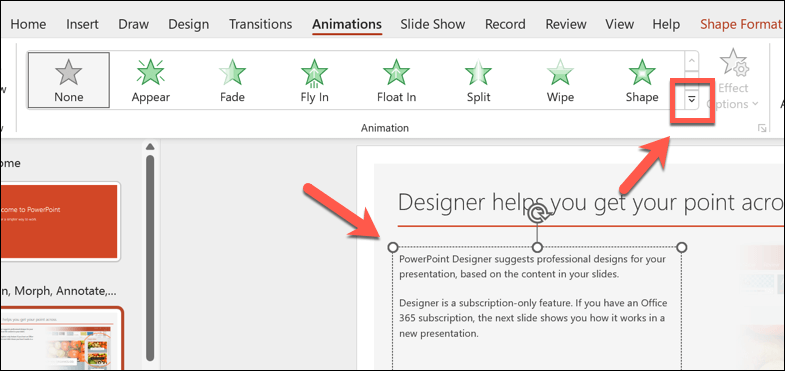 How to Change or Remove Animations From PowerPoint Slides image 2