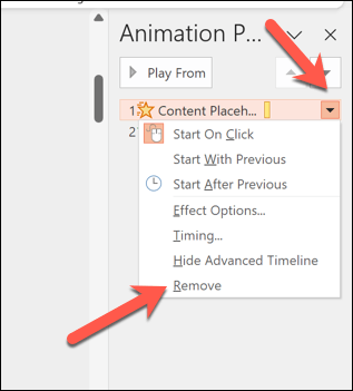 How to Change or Remove Animations From PowerPoint Slides image 7