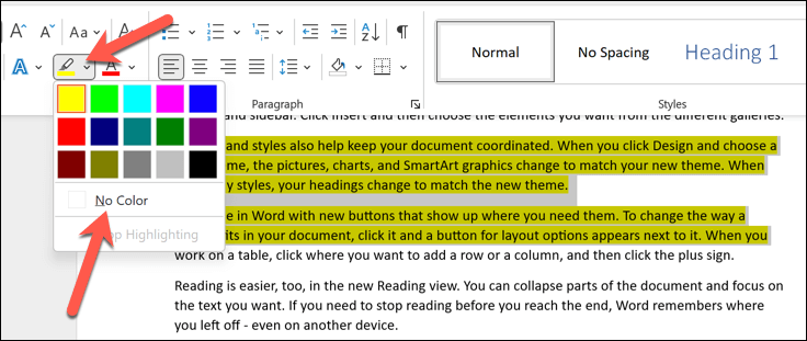 How to Highlight and Remove Highlights in Word Documents image 11