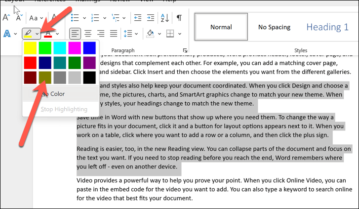 How to Highlight and Remove Highlights in Word Documents image 2