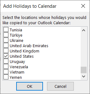 How to Add Holidays to Your Outlook Calendar image 2