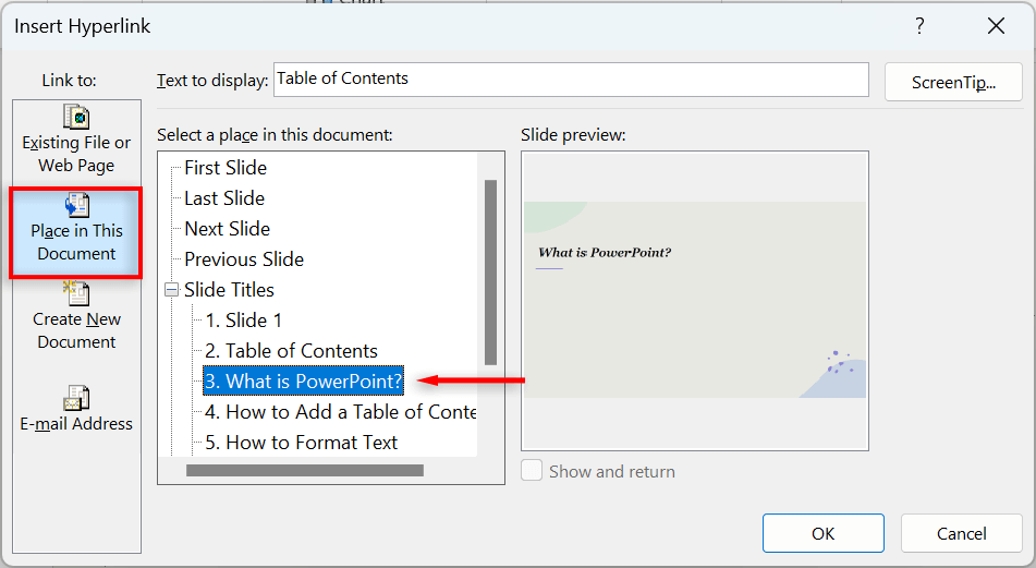 How to Create a Table of Contents in PowerPoint image 10
