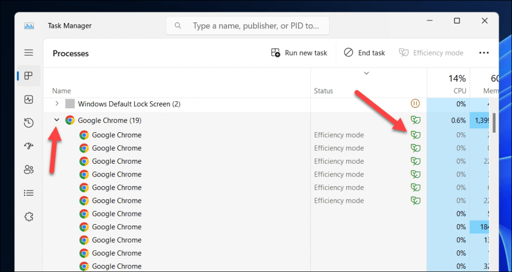 How to Disable Efficiency Mode for Google Chrome in Windows image 3
