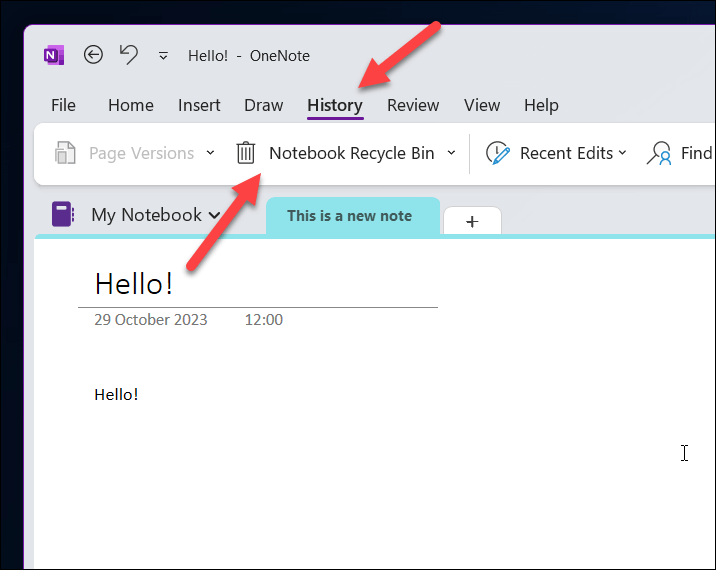 How to Recover Deleted Notebooks in OneNote image 2