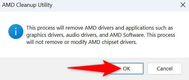 Running the AMD Cleanup Utility