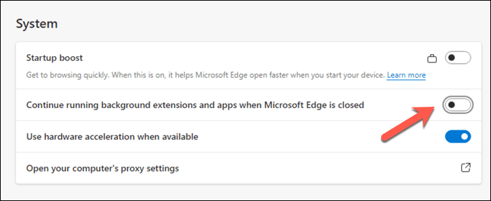 How to Stop Microsoft Edge Running in the Background When Closed image 5