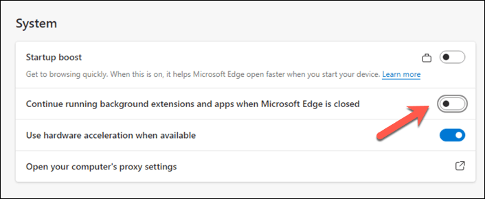 How to Stop Microsoft Edge Running in the Background When Closed