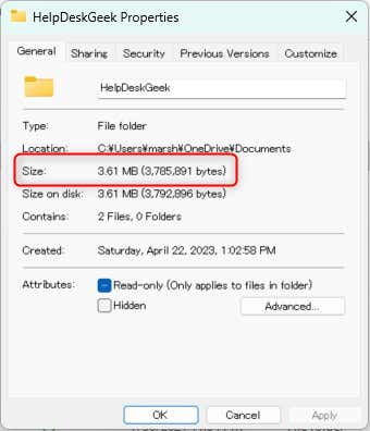 How to View or Show Folder Sizes in Windows image 4
