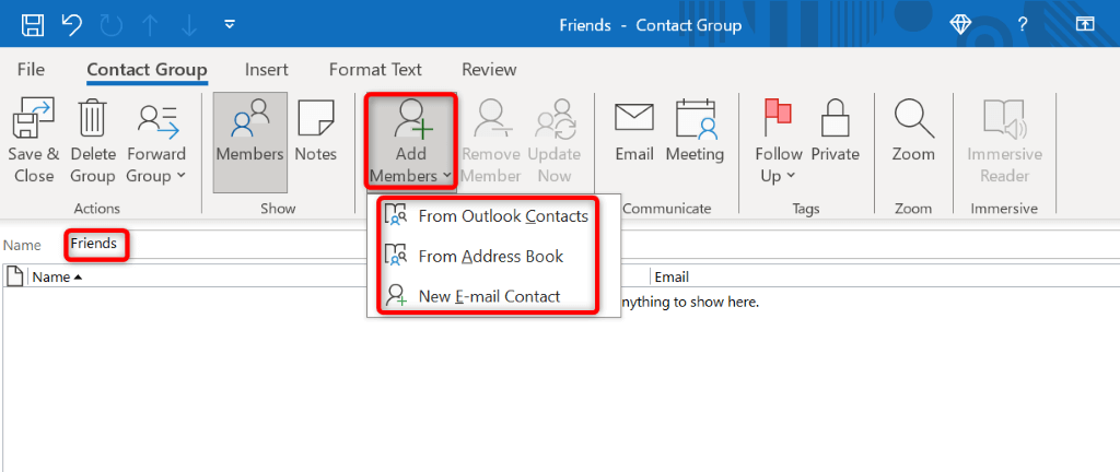 How to Make an Email Group in Microsoft Outlook image 8