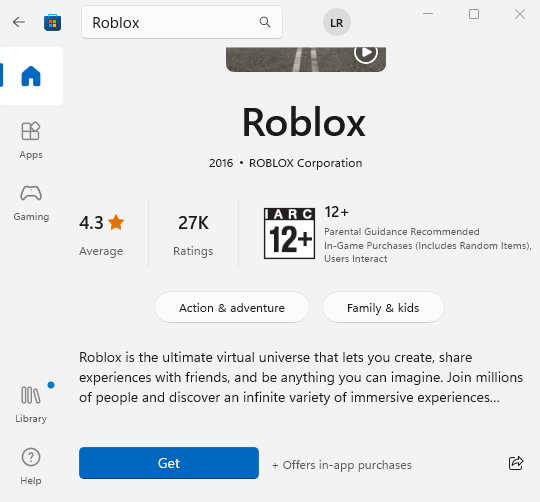 Roblox get button