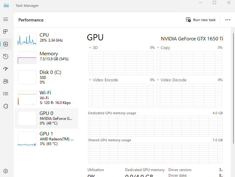 Google search for GPU drivers