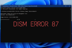 How to Fix DISM Error 87 on Windows 10 and Windows 11