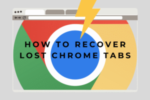how to recover lost chrome tabs after a crash