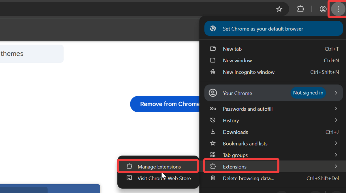 chrome_7yXUkQkRC8 - Help Desk Geek google chrome manage extensions