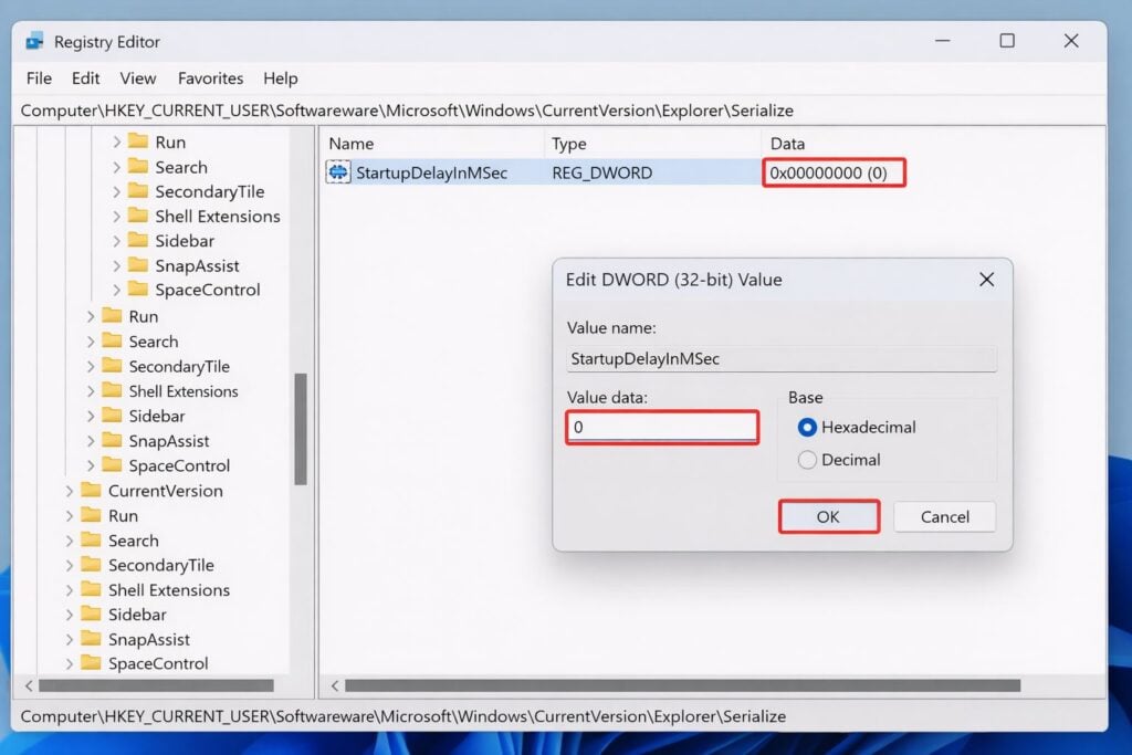 How to Disable Startup Delay in Windows 11