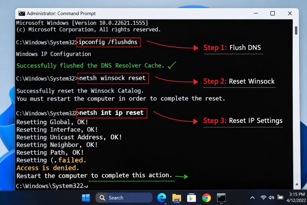 Flush DNS cache - Help Desk Geek Flush DNS Cache and Reset Network Settings