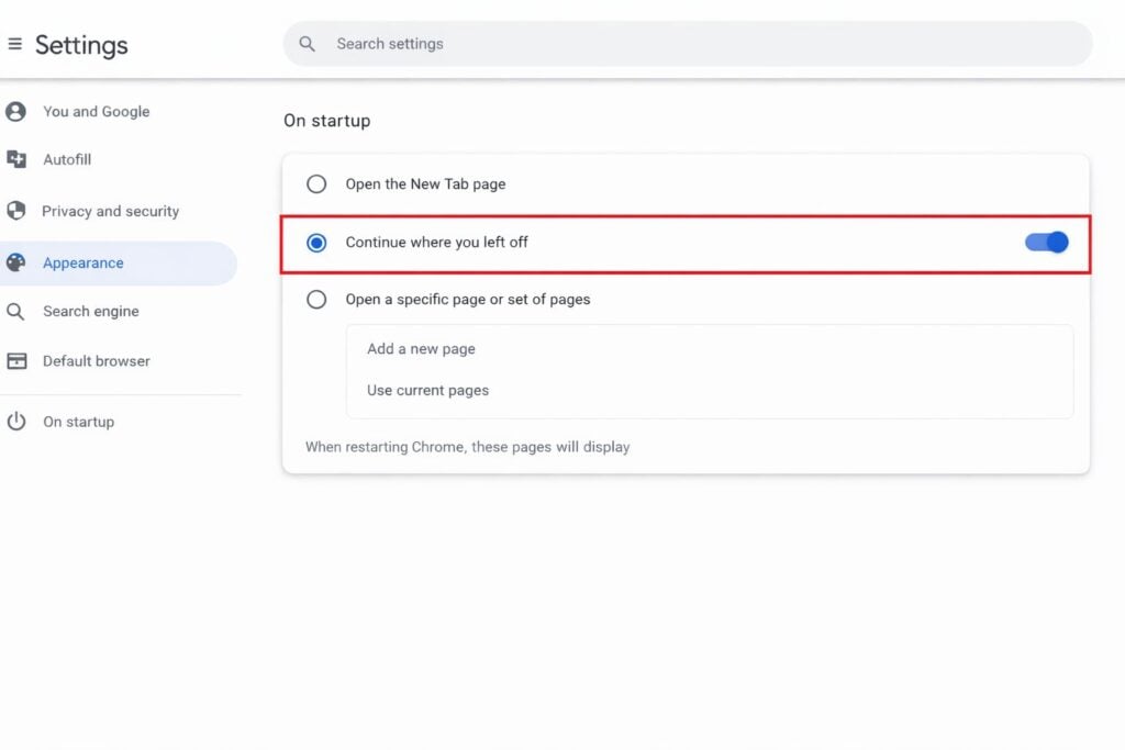Open tabs after restart - Help Desk Geek How to Enable the Feature to Open Previous Tabs