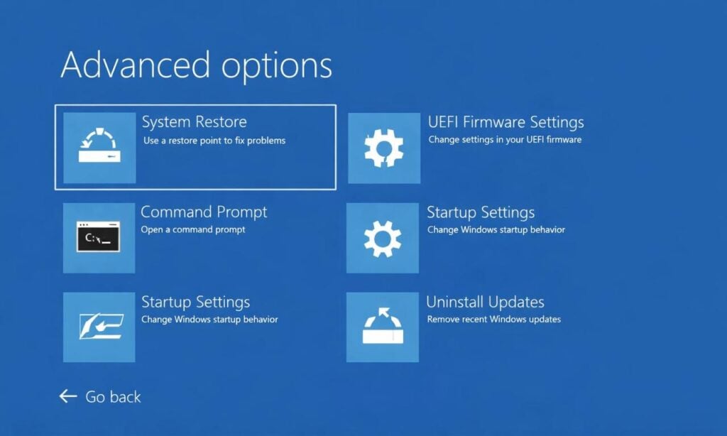 Enable Troubleshooting Mode in Through Advanced Startup