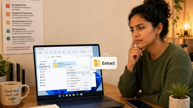 How to Extract ZIP Files in Windows 11 and Windows 10