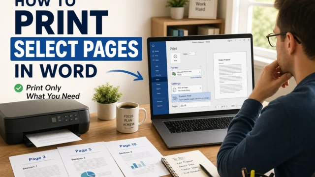 How to Print Specific Pages in Microsoft Word (Windows, Mac, and Web)