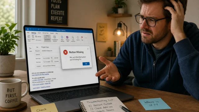 How to Fix the Microsoft Teams Meeting Button Missing in Outlook
