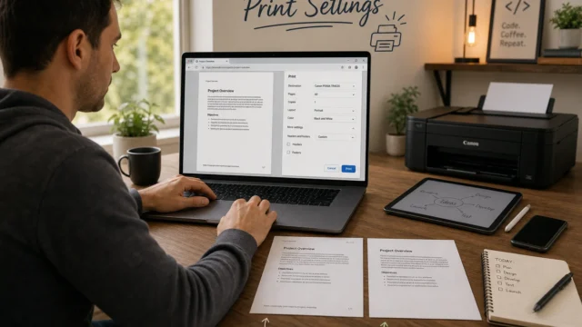 How to Remove Headers and Footers When Printing Web Pages
