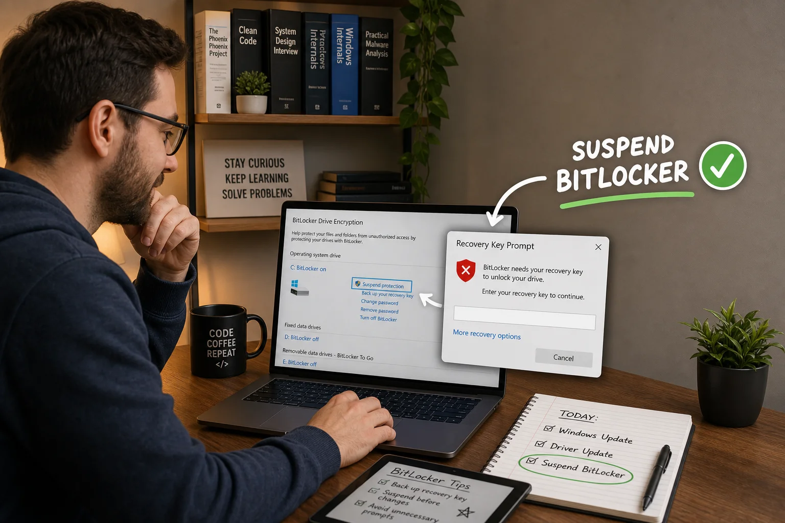 How to Turn Off BitLocker Before a Windows Update in 2026