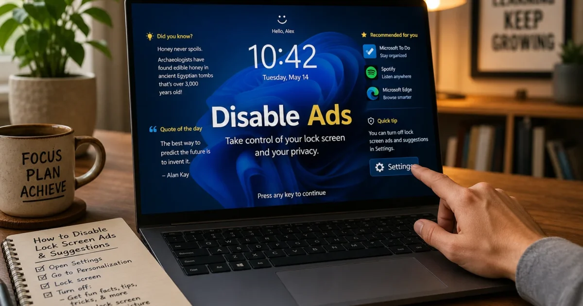 How to Disable Windows 11 Lock Screen Ads and Spotlight Tips