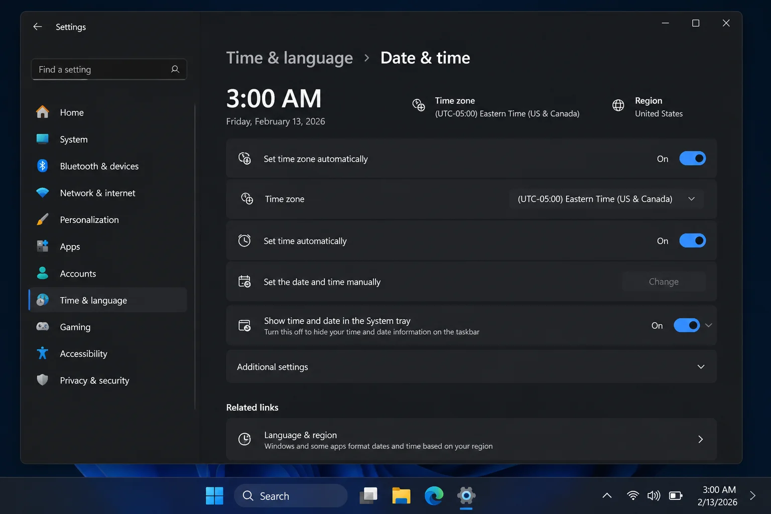Windows 11 Start menu power controls with Restart highlighted and a note reminding the user to save open work