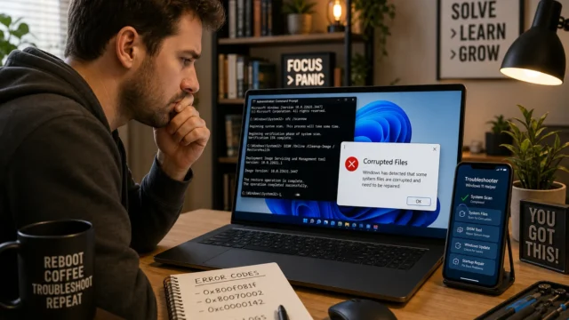 How to Fix Corrupted Files in Windows 11 With SFC and DISM