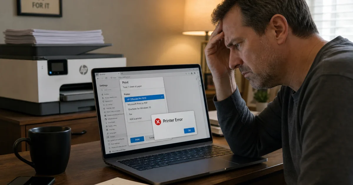 9 Ways to Fix Microsoft Edge Printing to the Wrong Printer