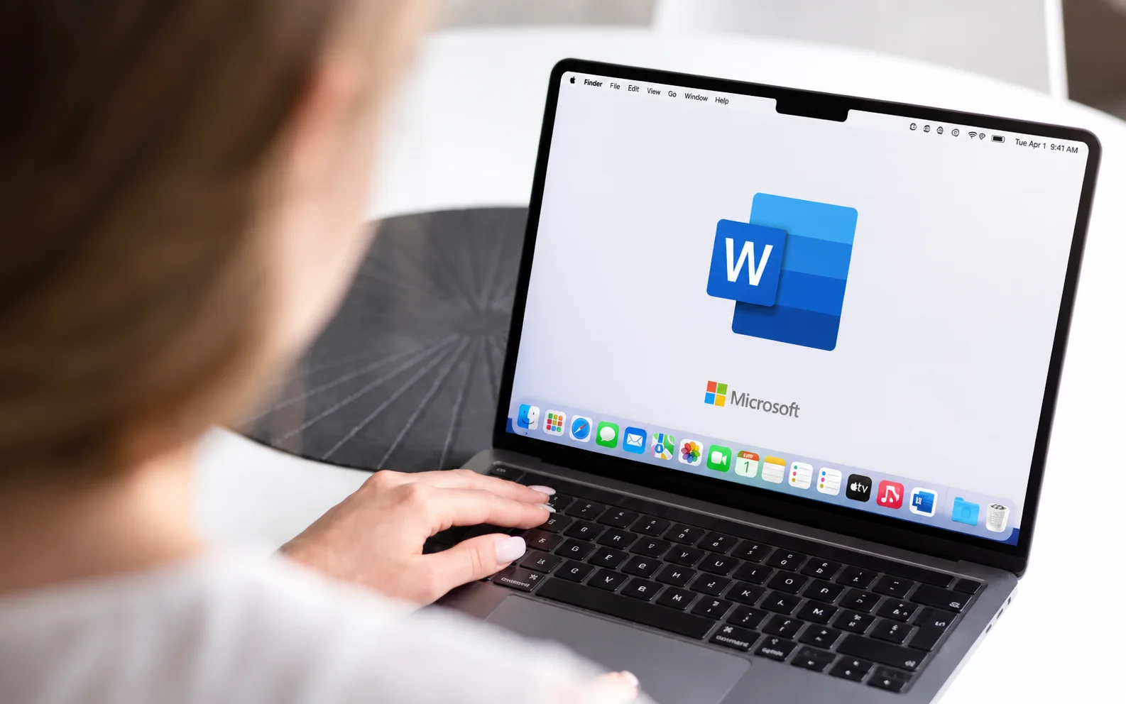 Microsoft Word document open on Windows with several paragraphs of sample text