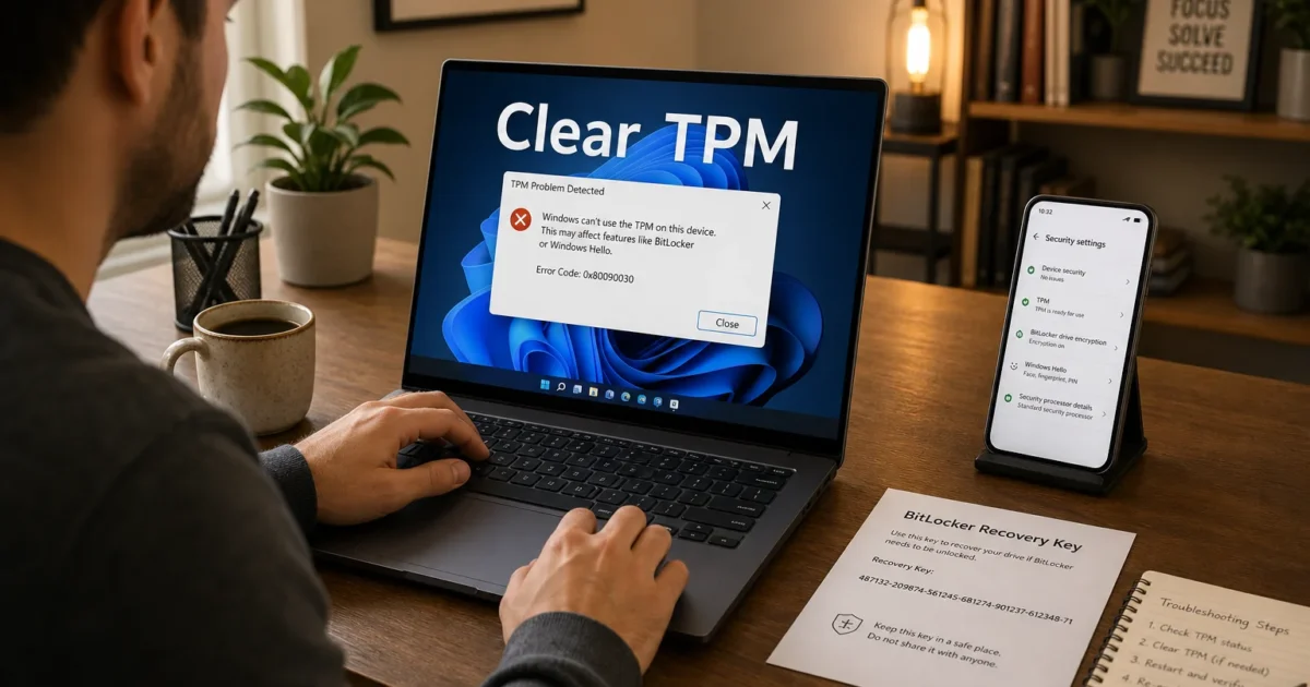 How to Clear the TPM Chip in Windows 11