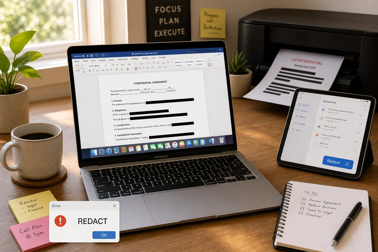 How to Redact Sensitive Information in Word and PDF Documents on Mac