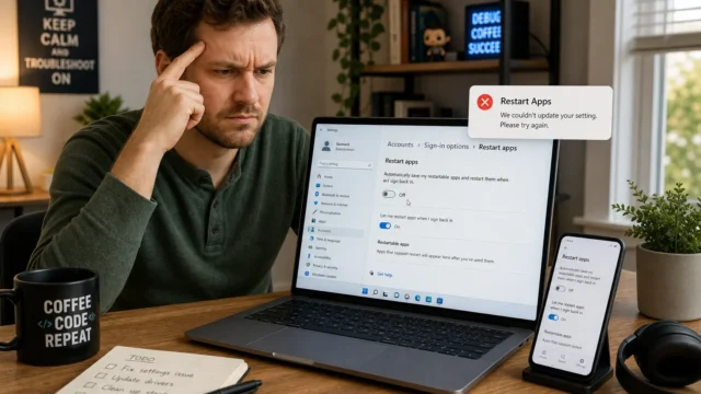 How to Stop Windows 11 From Reopening Apps After Restart