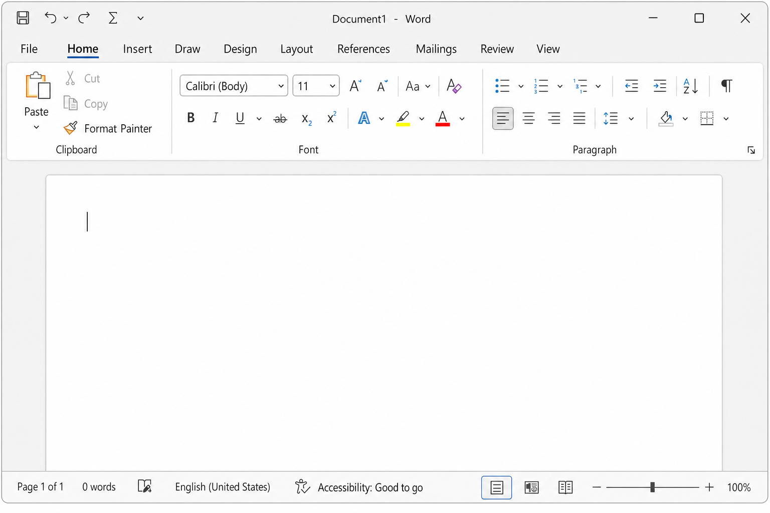 Word Quick Access Toolbar showing the Sum button added alongside the standard Save, Undo, and Redo buttons