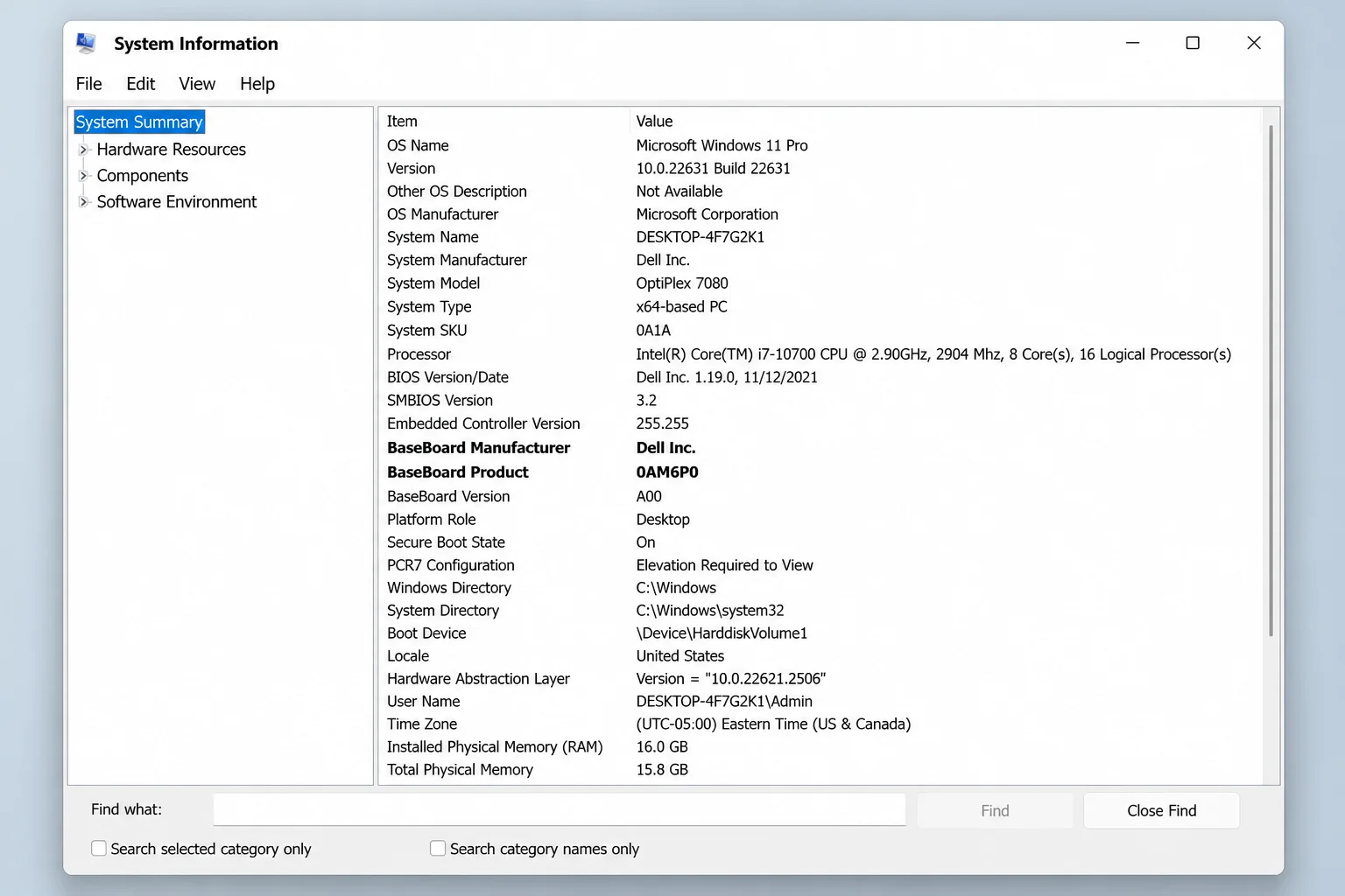 System Information window with BaseBoard Manufacturer and BaseBoard Product fields visible