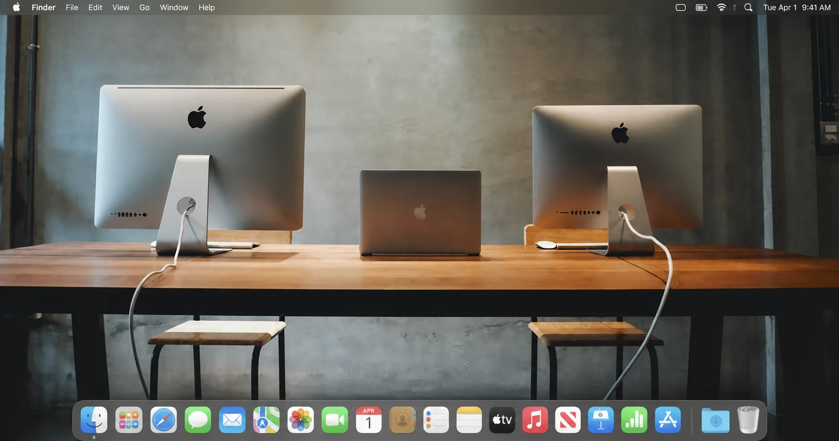 An extra desktop computer