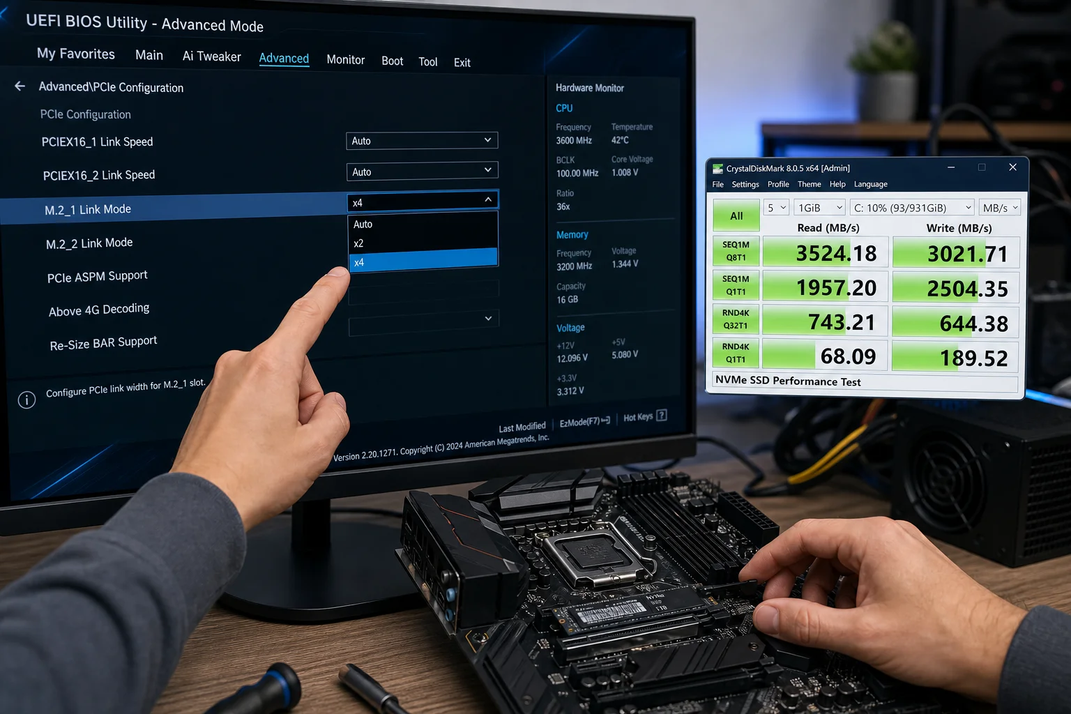 Τρέχει ο NVMe SSD στο μισό; Έλεγξε το BIOS πρώτα