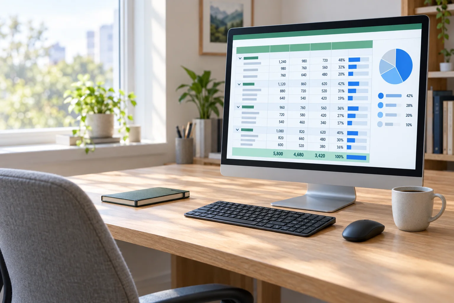 How to Show Values as Percentages in an Excel PivotTable