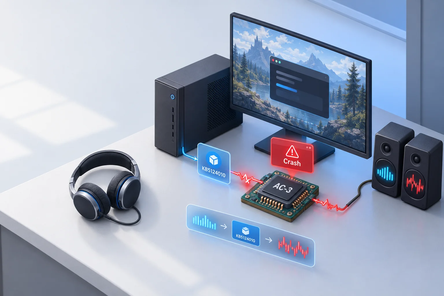 Microsoft Confirms Windows 11 26H2 AC-3 Audio Crash in Some Games and Apps (KB5124010)