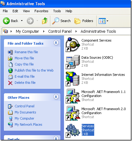 win xp device manager blank