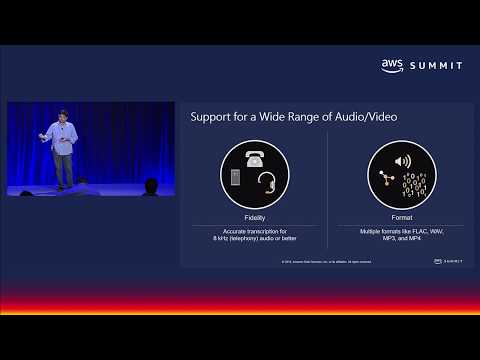 AWS San Francisco Summit 2018 - Amazon Transcribe is Now Generally Available